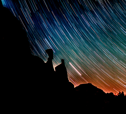 Star Trails in Arches